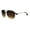 Gold Green Brown, variant on Womens Glitter Edge Trim Luxury Designer Rimless Pilots Sunglasses Gold Pink Black