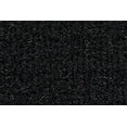thumbnail image 2 of 1977-1984 Cadillac DeVille 4DR Sedan Floor Mat 4pc (FM14F FM18R) 801 Black Cutpile with Logo #292 Cadillac Crest With V And Word in 1987 Orange Thread, 2 of 4