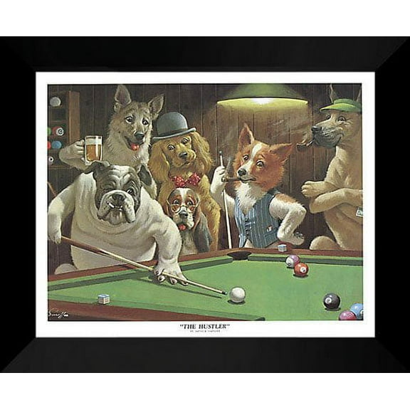 Arthur Sarnoff Framed Art Print 24x20 "The Hustler"