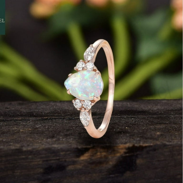 Opal engagement rings walmart deals