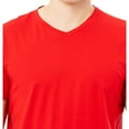 thumbnail image 3 of X RAY JEANS Mens Basic V-Neck Short Sleeve T-Shirt, Red, XS, 3 of 3