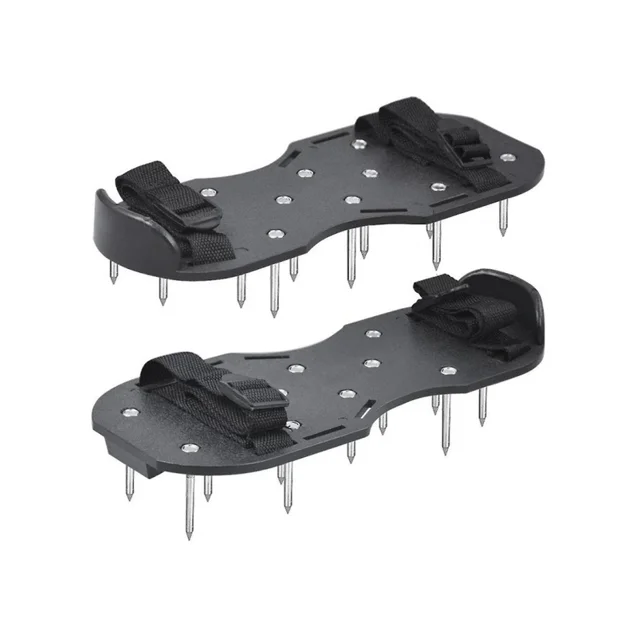 Zapatos de aireación de césped Zapatos escarificadores de jardín, picos de hierba de bosque de jardín Zapatos escarificadores de césped Pintura de piso autonivelante Cemento especial para obras de