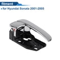 thumbnail image 4 of Mango de puerta interior del lado del pasajero delantero y del lado trasero derecho para Hyundai Sonata 2001-2005 Negro Cromo 1 Pc, 4 of 6