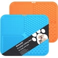 thumbnail image 1 of MateeyLife Licking Mat for Dogs and Cats, Premium Lick Mats with Suction Cups for Dog Anxiety Relief, Cat Lick Pad for Boredom Reducer, Dog Treat Mat Perfect for Bathing Grooming etc., 1 of 14
