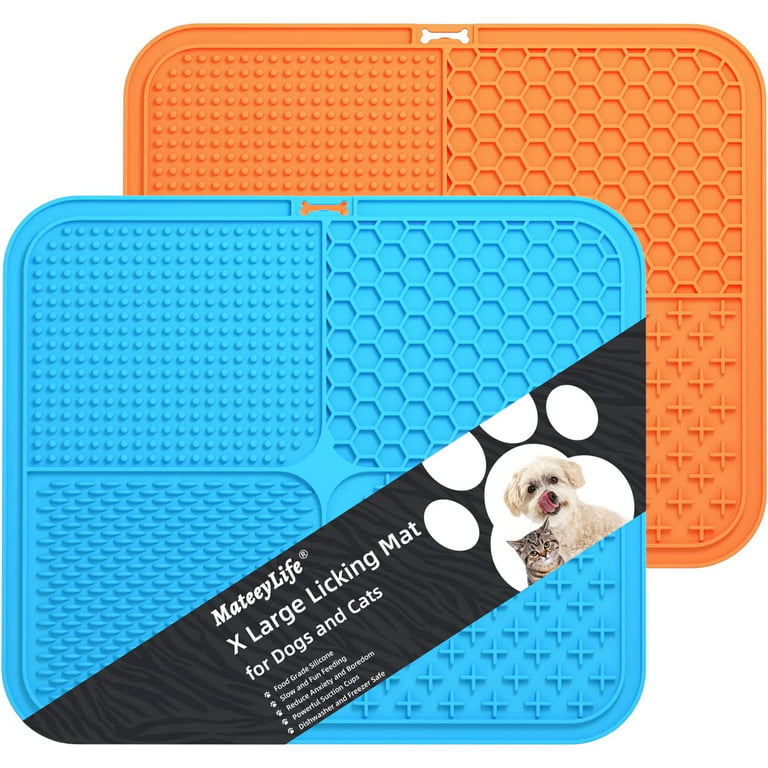 Large Lick Mat for Dogs, Large Breed Dog Lick Mat with Suction