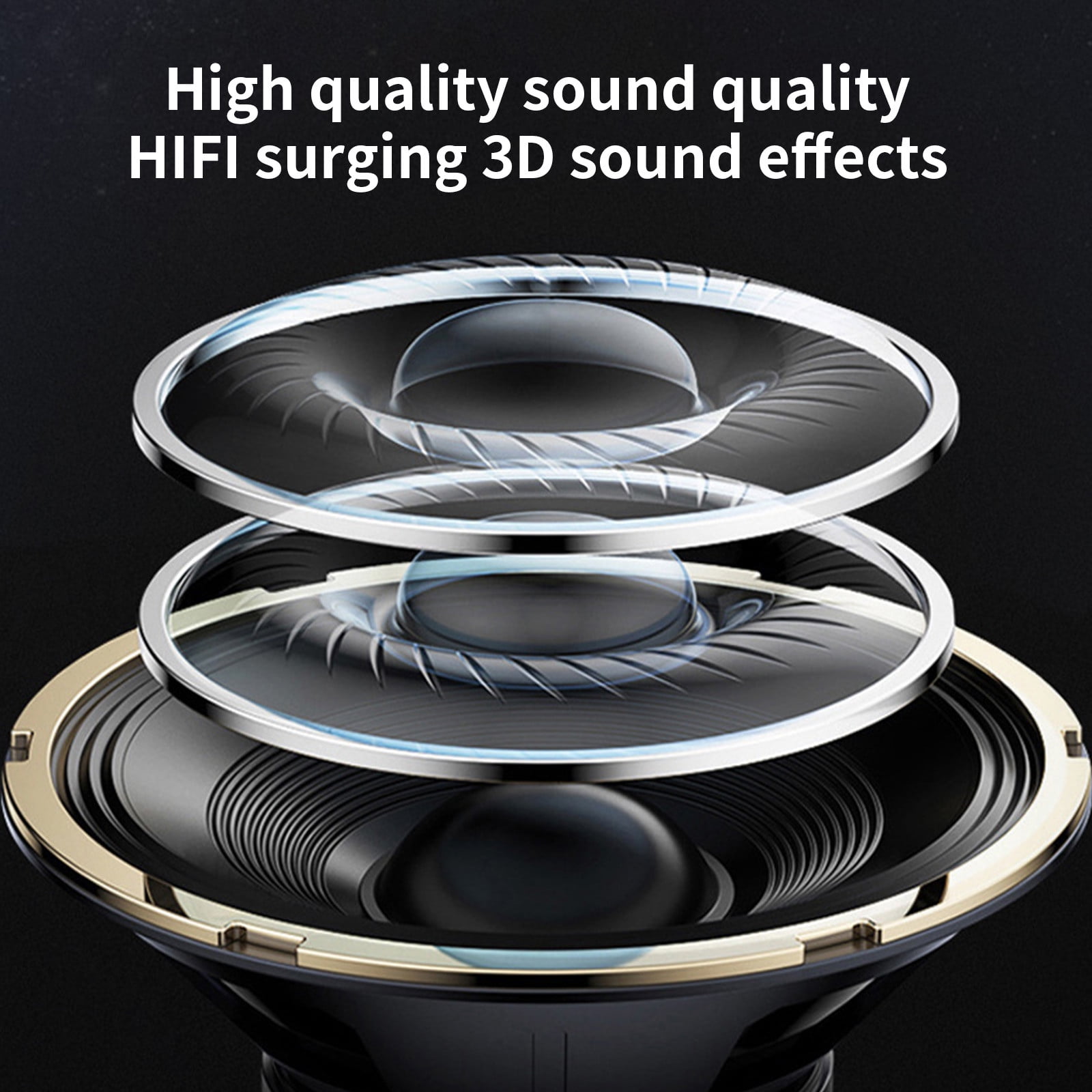 SPOORYYO Bluetooth Headphones Wireless, Over Ear Stereo Wireless Headset 16H Playtime with deep bass,Bluetooth Headphones with Microphone, Foldable Stereo Wireless Headset