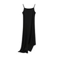 thumbnail image 1 of AherBiu Robe de Pyjama Longue Grande Taille pour Femmes à Bretelles Spaghetti, Confortable et Douce, Tenue de Nuit, Robes Maxi, 1 of 3