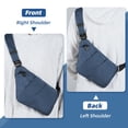 thumbnail image 3 of Bandolera VADOO antirrobo impermeable para hombre y mujer, 3 of 7