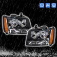 thumbnail image 6 of EPOTOOR Headlights Assembly Left and Right Side Replacement for Avalanche Tahoe Suburban 2007-2014 Headlights Black Housing Replacement for GM2502263 GM2503263, 6 of 6