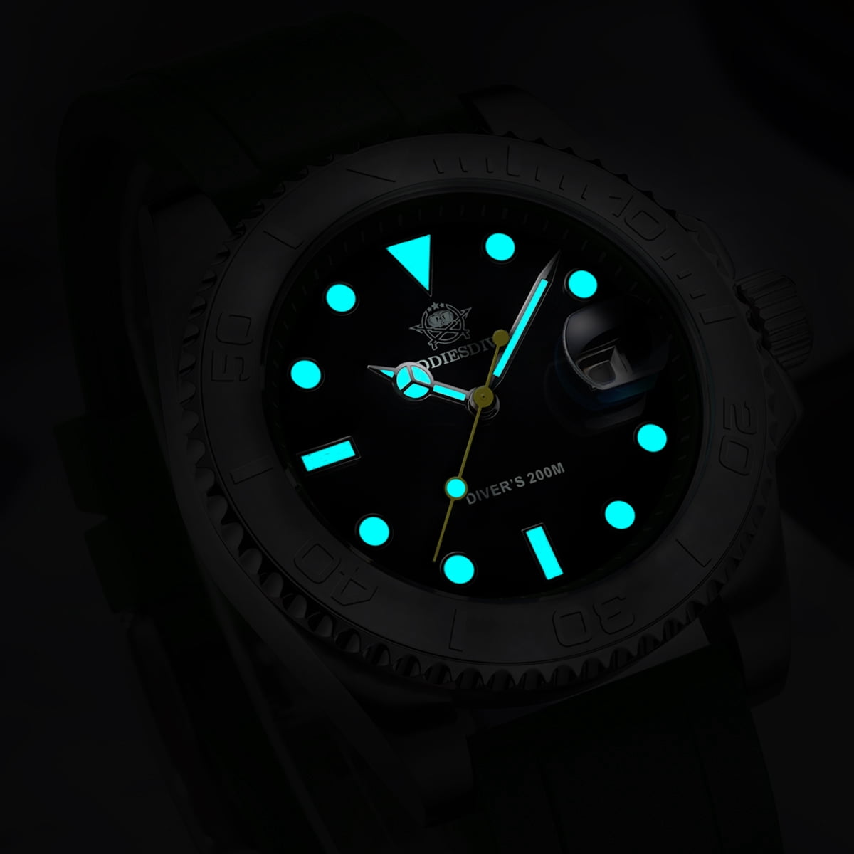 ADDIESDIVE Men's Dive Watch - 200M Water Resistant, Japanese Quartz Movement, Ceramic Bezel & Super Luminous Quartz Watches for Men
