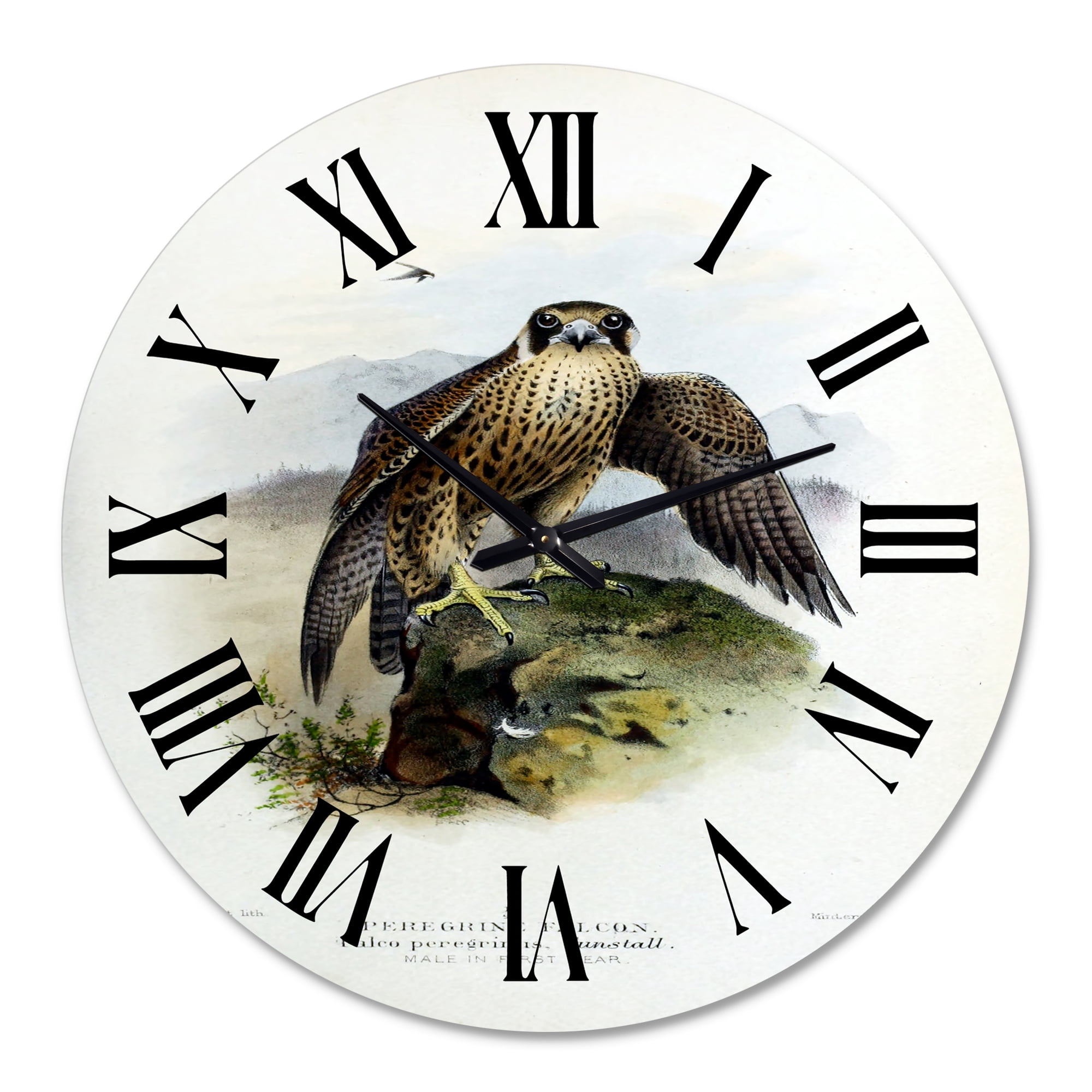 Designart 1 in Quartz Traditional Wall Clock