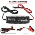 thumbnail image 7 of AXTRA 6V and 12V Car Battery Charger, 3.6-Amp Fully-Automatic Smart Battery Maintainer for Car, SUV, Truck, Motorcycle, Boat, RV, Lawn Tractors, ATV - (Lead Acid, AGM, Sealed, GEL, SLA, Flooded), 7 of 7