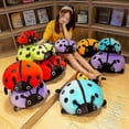 thumbnail image 3 of Huggable Nice 80cm/60/40cm/ Cute Plush Toy Soft Colorful Ladybug Ladybird Insect Doll Pillow Cushion Children Birthday Gift, 3 of 4