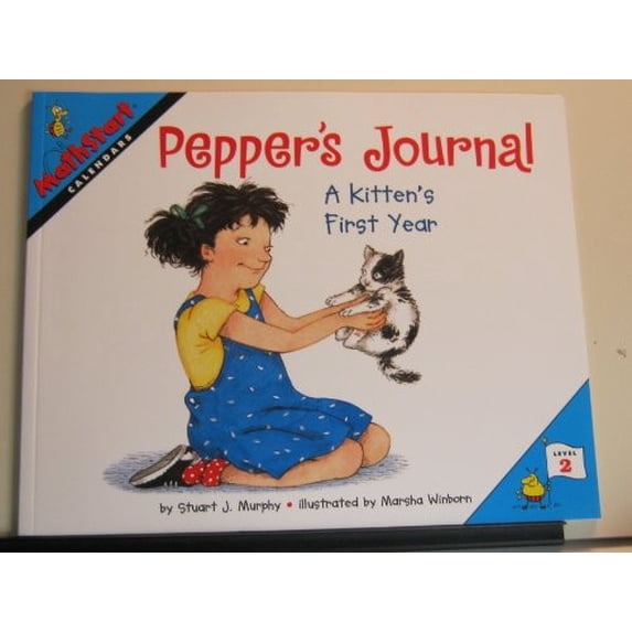 Pre-Owned Mathstart 2 Pepper's Journal: A Kitten's First Year, (Paperback)