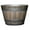 Walnut Brown, variant on PINDEE Whiskey Barrel Planters - Wood Finish Flower Planter Pot - Decorative Garden Pots - Indoor & Outdoor Resin Planters - Weather-Resistant Planting Pots (9" Walnut Brown, Pack of 1)