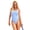Blue Shells, variant on Women's Scoop Back One Piece