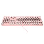 Mechanical Keyboard 104 Keys Blue Switch Wired Gaming Keyboard for PC Gaming