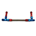 thumbnail image 2 of Advanced Engine Design 6097 -8 AN Holley Braided Fuel Line, Red & Blue, 2 of 3