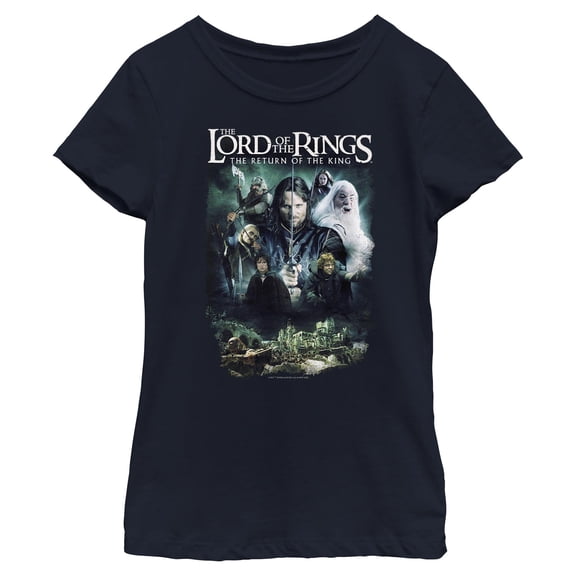 Girls The Lord of the Rings Mighty Return Poster T Shirt