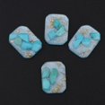thumbnail image 1 of 4 piezas de cabujones de resina con esquinas redondas y parte trasera plana para manualidades, adornos, álbumes de recortes, manua Lámina Dorada Azul Baoblaze cuentas de botón de lámina de oro de resina, 1 of 7