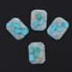 thumbnail image 2 of 4 piezas de botón plano de piedra preciosa de hoja de oro para joyas abalorios costura DIY Lámina Dorada Azul Sunnimix, 2 of 8