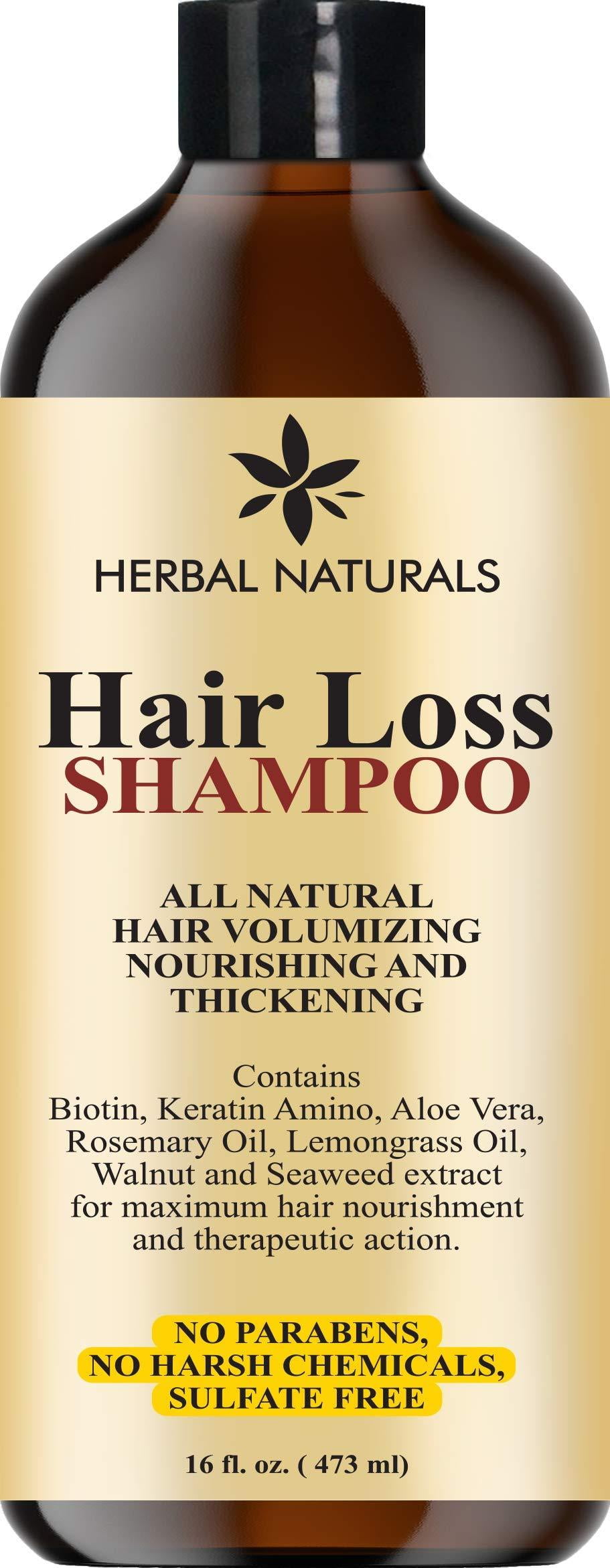 Hair Loss Shampoo Infused with Biotin, Rosemary Oil, Natural