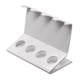 thumbnail image 5 of Soporte para cubiertos de acrílico con 4 ranuras, estable, suave y elegante, para exhibir cucharas de comedor. Blanco lechoso, 5 of 9