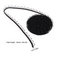 thumbnail image 2 of LOLIPPYY Black Elastic Ribbon with Button and Wave Pattern Trim, Ideal for Sewing, Craft Projects, Garment Decoration and Embellishments, 2 of 6