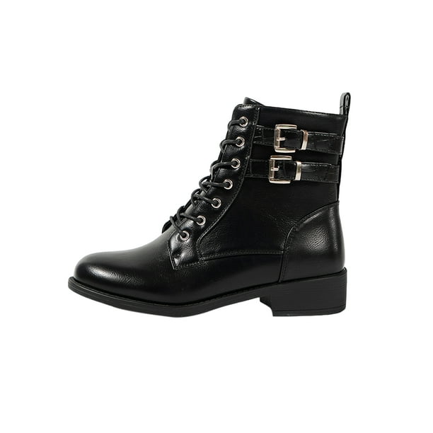 Walmart black store boots