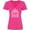 Hot Pink, variant on Inktastic Birthday Diva in Pink with Tiara Women's V-Neck T-Shirt