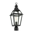 thumbnail image 5 of Jackson 1-Light Outdoor Post Lantern in Matte Black with Gold Highlights, 5 of 5