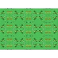 thumbnail image 1 of Ahgly Company Indoor Rectangle Patterned Neon Green Area Rugs, 2' x 4', 1 of 6