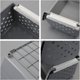 thumbnail image 3 of 3 Pack Gray Large Stacking Basket Bin, Open Front Stackable Storage Baskets, 3 of 5