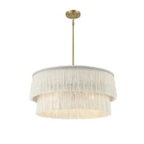 Trade Winds Anya 5-Light Pendant in Natural Brass