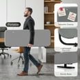 thumbnail image 6 of DECOLAB Portable Table Partition Screen Panel, Freestanding, Scratch Resistant, 48"x18", 6 of 9