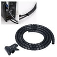 thumbnail image 4 of Manga organizadora de cables eléctricos, organizador de cables en espiral Resistencia a la temperatura Corte libre flexible para TV DVD PC ANGGREK Otros, 4 of 8