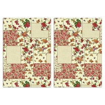 2 Pcs Funny Kitchen Towels,Pioneer Flower Microfiber Dish Towels,Kitchen Tea Towels,Kitchen Towel Set (18" X 26")