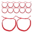 thumbnail image 1 of 12Pcs Pulseras tejidas a mano de cuerda roja Pulseras tejidas a mano delicadas Joyas Decoración para mujeres Damas Niñas, 1 of 7