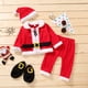 thumbnail image 2 of Conjunto De Tres Piezas De Navidad Para Bebé, Niño Y Niña, Pelele De Navidad De Invierno Para Recién Nacido Con Gorro De Navidad Odeerbi  LM103-1184, 2 of 9