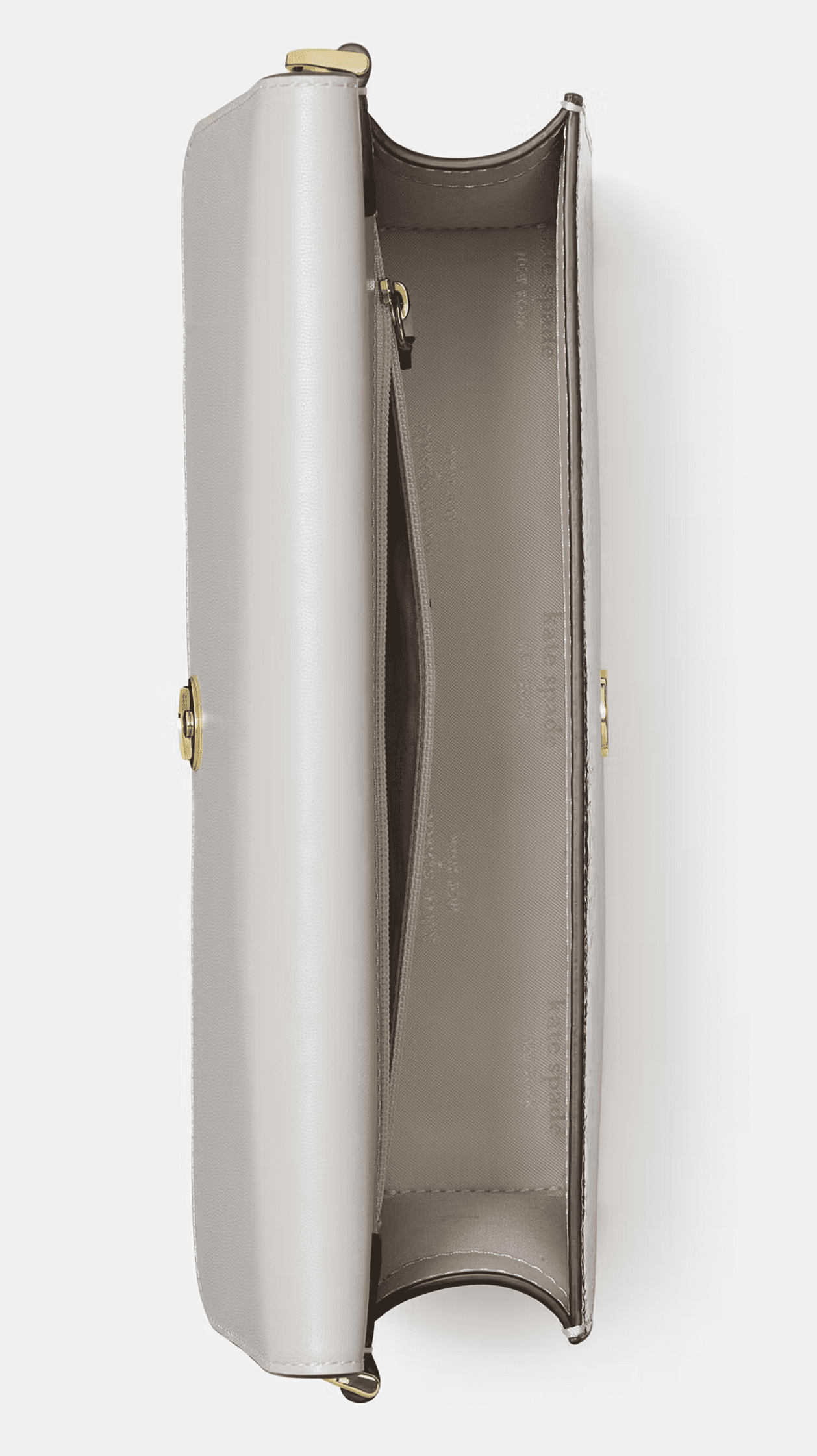 Kate Spade New York Madison Willow Medium Convertible Crossbody Bag, Crinkle Metallic Leather