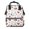 thumbnail image 1 of Fotbe Farm Birds Goose Mochila Maternidad - Lona de Sarga Impermeable, Mochila de Pañales de Gran Capacidad con Múltiples Bolsillos y Correas Ajustables, 1 of 6