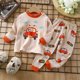 thumbnail image 1 of Conjunto de ropa para niños y niñas, pijama con estampado de camiseta de manga larga, Tops con pantalones, ropa de dormir para bebé, novedad de 2023, 1 of 4
