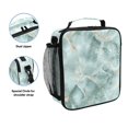 thumbnail image 2 of Haosy Mint Green Marble Reusable Lunch Box Men/Women Insulated Lunch Bag for School Picnic Travel, 2 of 6