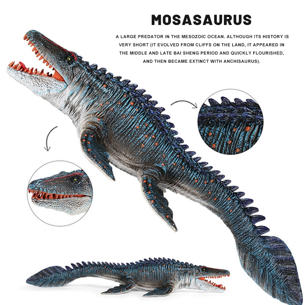 Simulation big mosasaurus dinosaur toy soft pvc hand painted model dinosaur F/_H5