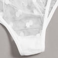 thumbnail image 4 of Everyday Bras for Women Women's Lace Camisole Shorts Set Sleepwear Large Men Underwear 5xl Lace Curtain Set 63 Lace Lingerie Shorts Set Lace Pajama Set for Women Fruit Pack Lace Bandeau Bra White M, 4 of 6
