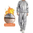 thumbnail image 1 of Unisex Sweat Sauna Suit Lose Weight Slimming Anti Rip Workout Training Clothes, 1 of 3