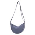 thumbnail image 3 of Bolso Bandolera Simples Mujer Dumpling Bolsas Portátil para El (lago) Azul, 3 of 8