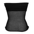 thumbnail image 7 of Douhoow Tube Top for Women Strapless Slim Fit Solid Shirts See Through Sheer Mesh Bandeau, 7 of 7