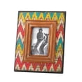 thumbnail image 2 of Ikat Chevron Wood Photo Frame, 2 of 2