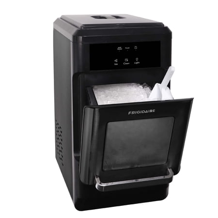 Frigidaire 44 lbs. Crunchy Chewable Nugget Ice Maker EFIC237, Black Stainless Steel